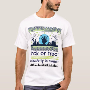 Trick or treat, inclusiviteit is zoet t-shirt