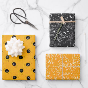 Trick or treat inpakpapier vel