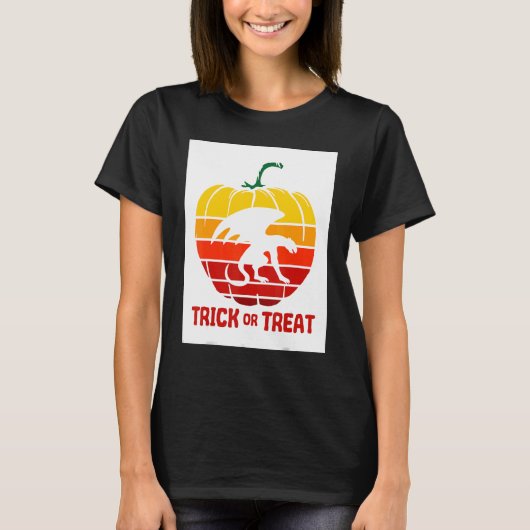 Trick Or Treat Jack O Lantern Halloween Costume Ha T-shirt (Voorkant)