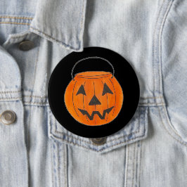 Trick or treat Jack o' Lantern Halloween Pumpkin Ronde Button 4,0 Cm