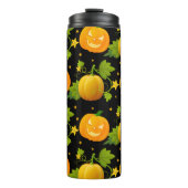 Trick or treat Jack o Lantern Halloween Pumpkin Thermosbeker (Voorkant)