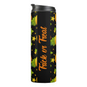 Trick or treat Jack o Lantern Halloween Pumpkin Thermosbeker (Geroteerd rechts)