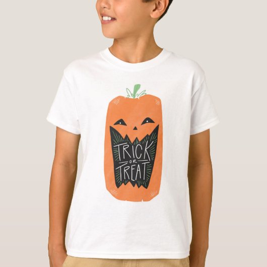 Trick or treat Jack-O-Lantern T-shirt (Voorkant)