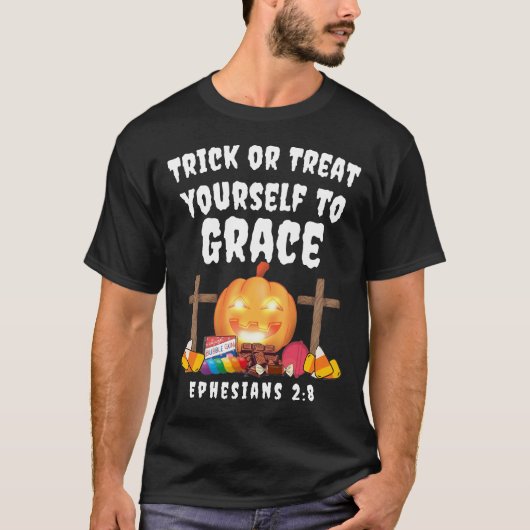 Trick or treat jezelf aan Grace T-shirt (Voorkant)