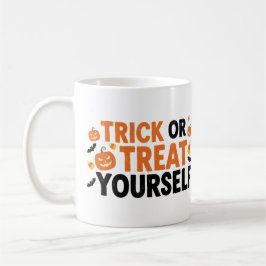 Trick or treat Jezelf - Grappige Halloween Mok