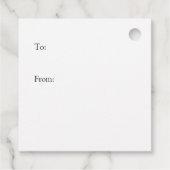 Trick or treat jezelf Halloween Gift Label (Achterkant)