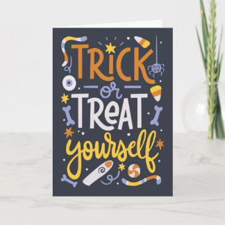 Trick or treat jezelf kaart