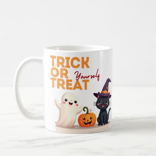 trick or treat jezelf koffiemok (Links)