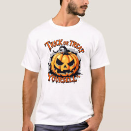 Trick or treat Jezelf Pompoen T-shirt