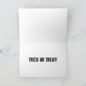 Trick or treat kaart (Binnen)