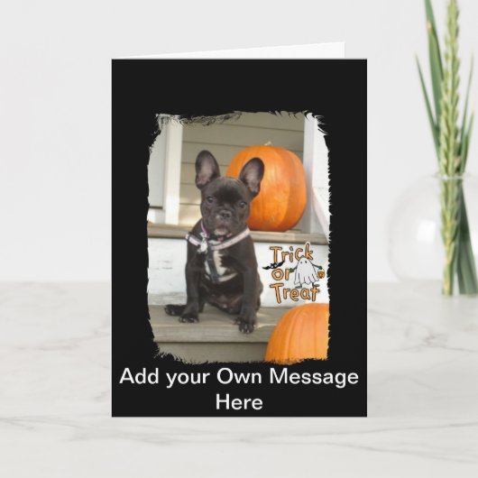 Trick or treat kaart (Voorkant)