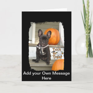 Trick or treat kaart