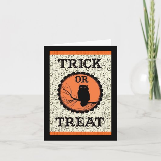 Trick or treat Kaart (Voorkant)