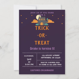 Trick or treat kaart