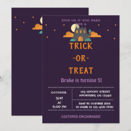 Trick or treat kaart