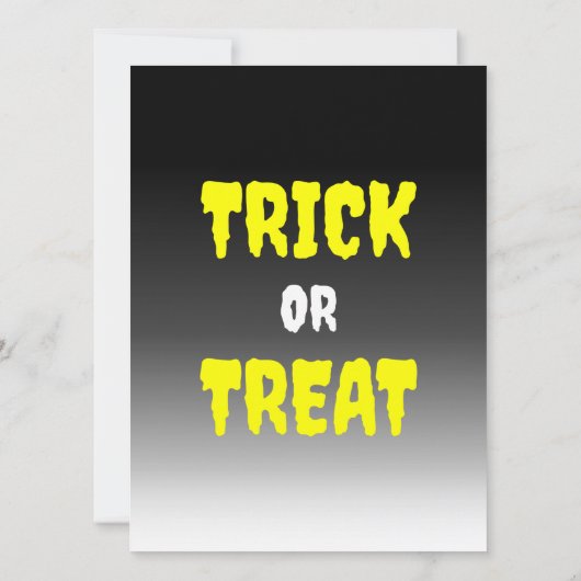 Trick or treat kaart (Achterkant)