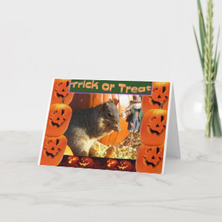 Trick or treat kaart