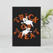 Trick Or Treat Kaart (Staand voorkant)