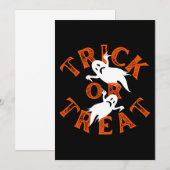Trick Or Treat Kaart (Voorkant / Achterkant)
