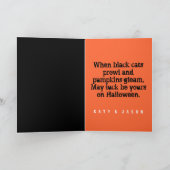 Trick or treat kaart (Binnen)