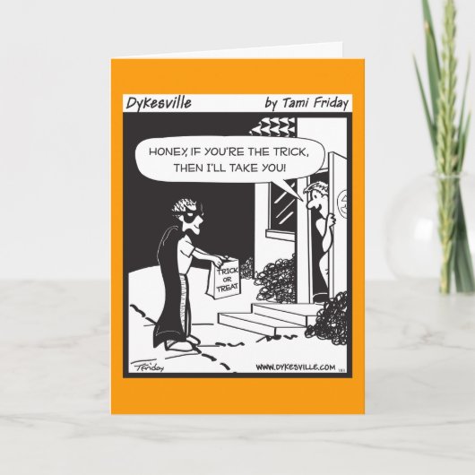 Trick or treat kaart (Voorkant)