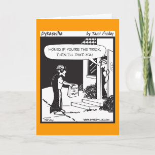 Trick or treat kaart