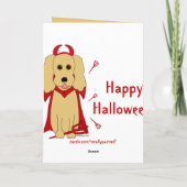 Trick or treat! kaart (Achterkant)