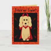 Trick or treat! kaart (Voorkant)