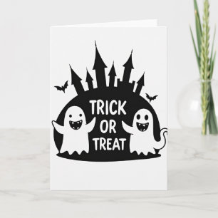 Trick Or Treat Kasteelkaart Kaart