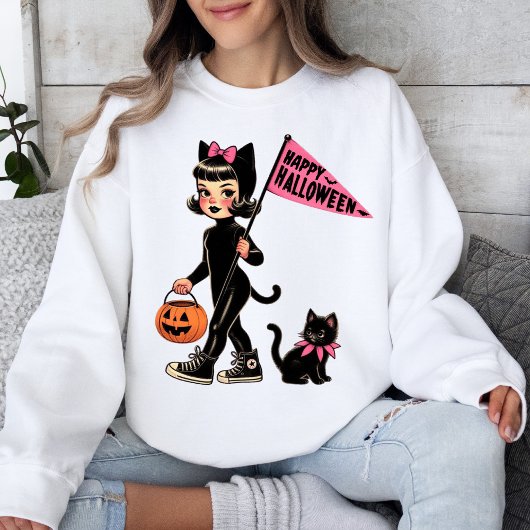 Trick or treat Kat Design Halloween Trui