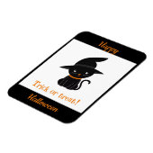 Trick or treat Kat Magneet (Linkerzijde)