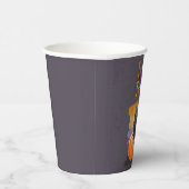 Trick or treat kat papieren bekers (Rechts)