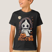 Trick or treat - Kawaii Halloween Spooky Ghost
