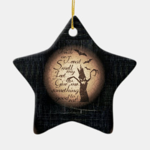 trick or treat keramisch ornament
