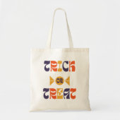 Trick or treat Kinder Halloween Snoep Canvas tas (Voorkant)