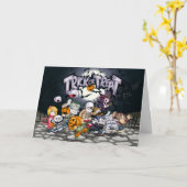 Trick or treat Kinderen Kaart (Gele Bloem)