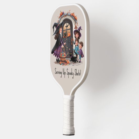 Trick or treat Kinderen Verzamelen Halloween Snoep Pickleball Paddle (Links)