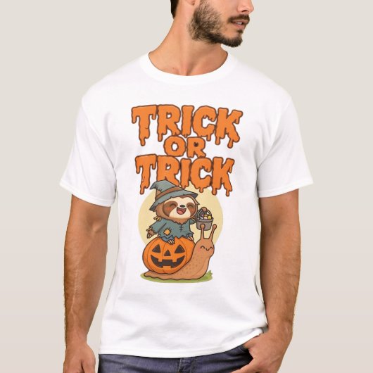 Trick or Treat Klassiek T-shirt (Voorkant)