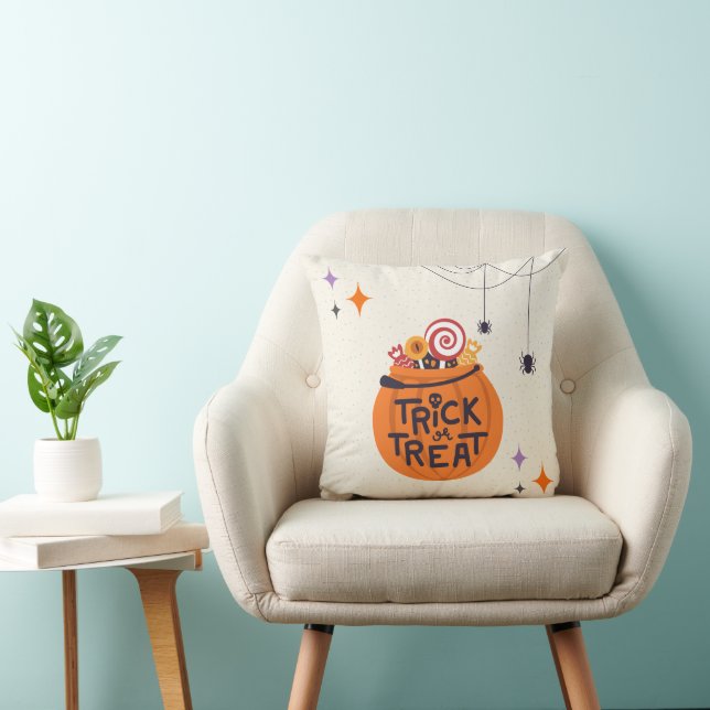 Trick or treat kussen (Stoel)
