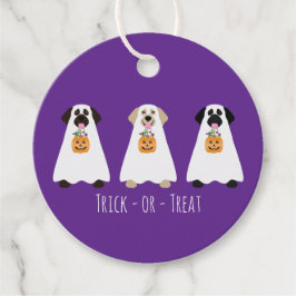 Trick or treat Labrador Retriever Spookhonden Bedankjes Labels