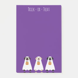 Trick or treat Labrador Retriever Spookhonden Post-it® Notes
