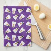 Trick or treat Labrador Retriever Spookhonden Theedoek (Quarter Fold)