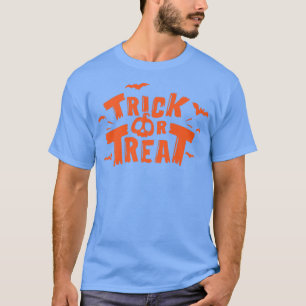Trick or treat Lazy Halloween Costume Funny Pumpki T-shirt