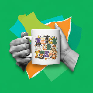 Trick Or Treat Letter Koffiemok
