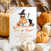 Trick or treat leuk Spooktacular verjaardagsfeestj Kaart