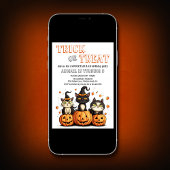 Trick or treat Leuke Halloween Katten Verjaardag Kaart