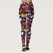 Trick or treat Leuke Halloween Pompoen Monsters Leggings (Achterkant)