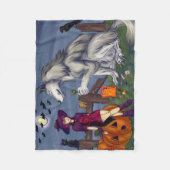 Trick or Treat-maatjes Fleece Deken (Voorkant)
