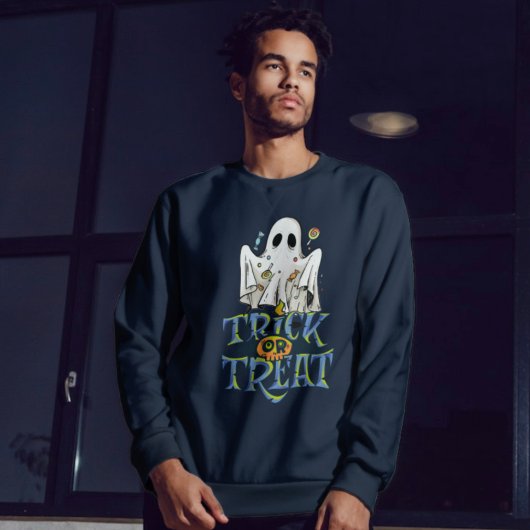Trick or treat Mannen Halloween Sweatshirt