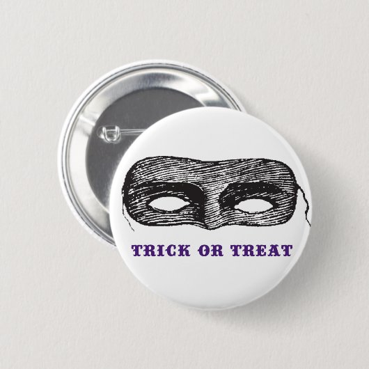 Trick or treat Mask Button (Voorkant /achterkant)